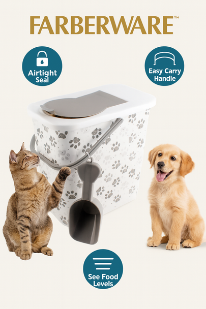 PET FOOD STORAGE CONTAINER-CLEAR