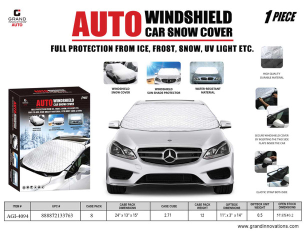 1 PC: AUTO WINDSHIELD SNOW COVER
