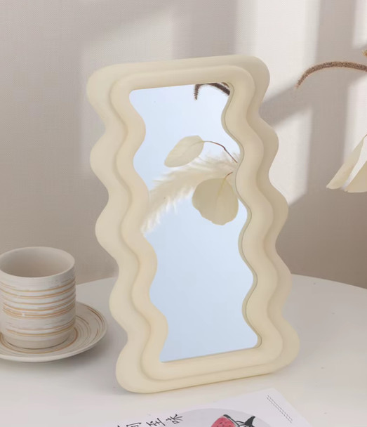 IRREGULAR NORDIC STYLE MIRROR - 8.25*1*13"