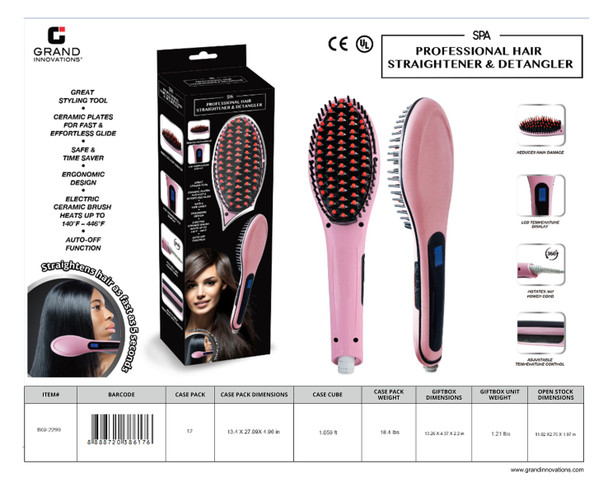 ELECTRIC HAIR STRAIGHTENER & DETANGLER