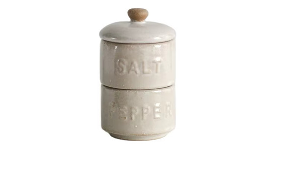 STACKABLE SALT & PEPPER 2