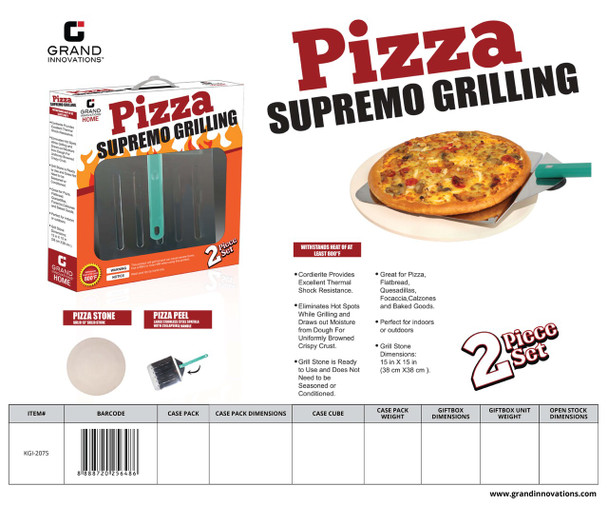 2 PC: PIZZA SUPREMO BAKING SET