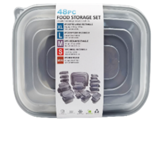 48 PCS FOOD STORAGE SET