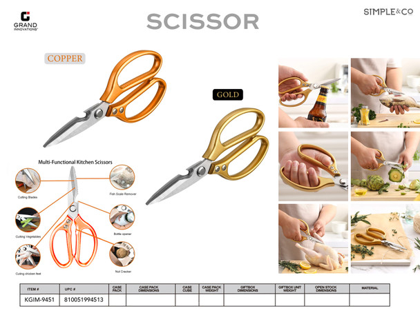 COPPER/GOLD SCISSOR
