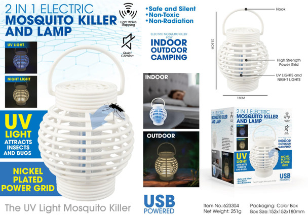 2 IN 1 MOSQUITO KILLER & LAMP