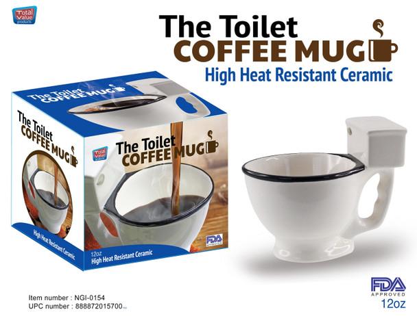 12 OZ: TOILET COFFEE MUG