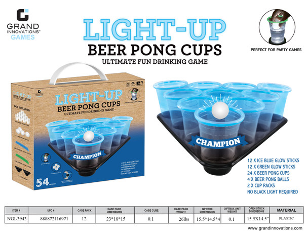 LIGHT UP BEER PONG