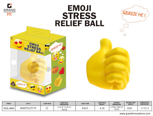 THUMBS UP EMOJI STRESS BALL