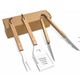 BBQ SET - TURNER 17*3.5" , TONG 16.5*3", FORK 16.5*1"