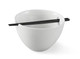 PORCELAIN NOODLE BOWL WITH CHOPSTICKS