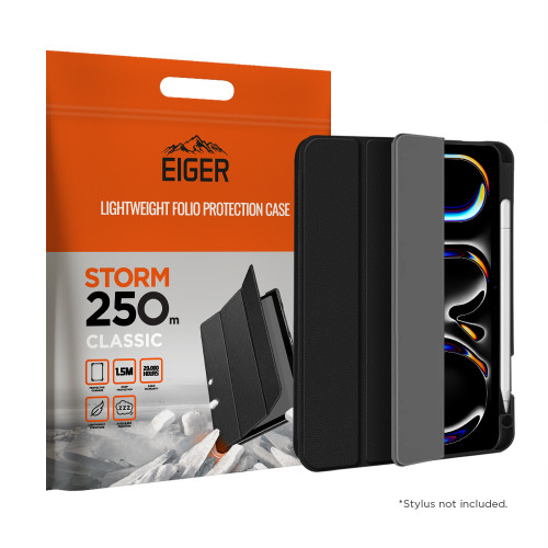 Eiger Storm 250m Classic Case for iPad Pro 11 (2025) / (2024) in Black