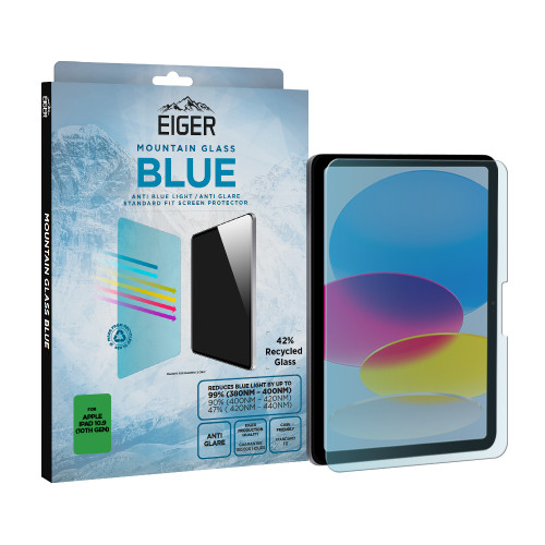 Eiger Mountain Blue Tablet Screen Protector GRS for iPad 11 (11th Gen) / 10.9 (10th Gen)