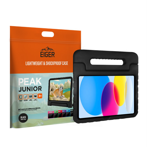 Eiger Peak Junior for Apple iPad 11 (11th Gen)/ 10.9 (10th Gen) in Black