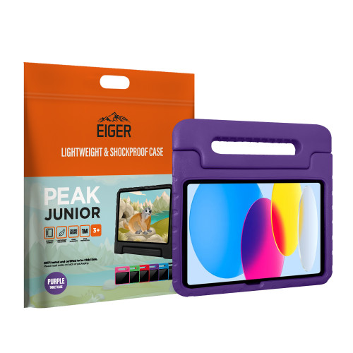 Eiger Peak Junior for Apple iPad 11 (11th Gen)/ 10.9 (10th Gen) in Purple