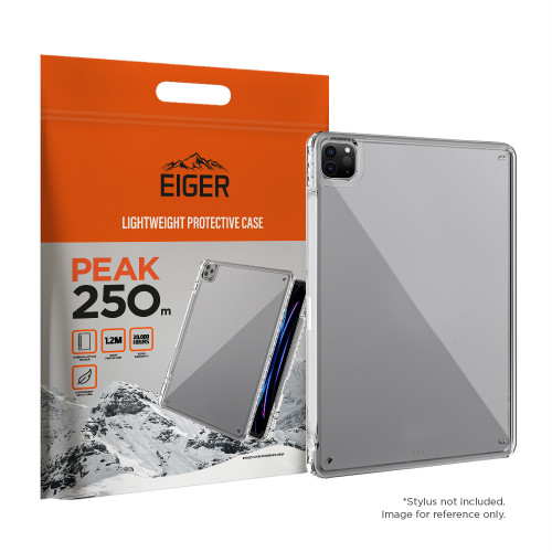 Eiger Peak 250m for Apple iPad Air 13 (2026)/(2025)/(2024)/ for Apple iPad Pro 12.9 (2022)/(2021) in Clear