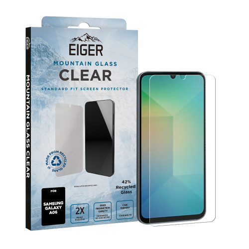 Eiger Mountain Glass CLEAR Screen Protector GRS for Samsung Galaxy A06