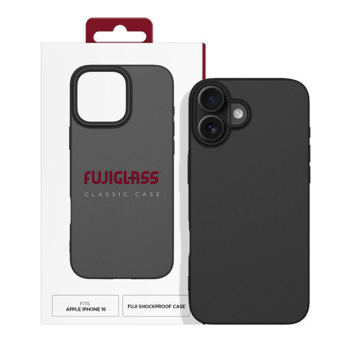 Fujiglass Classic Case for iPhone 16 in Black