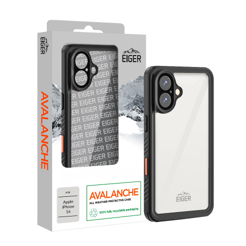 Eiger Avalanche Case for iPhone 16 in Black