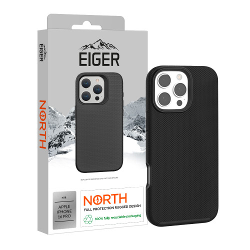 Eiger North Case for iPhone 16 Pro in Black