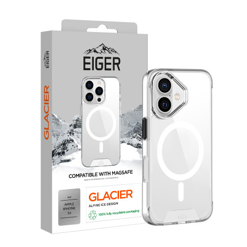 Eiger Glacier Magsafe Case for iPhone 16 in Clear