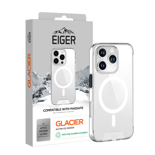 Eiger Glacier Magsafe Case for iPhone 16 Pro in Clear