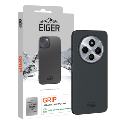 Eiger Grip Case for Xiaomi Redmi 14C in Black