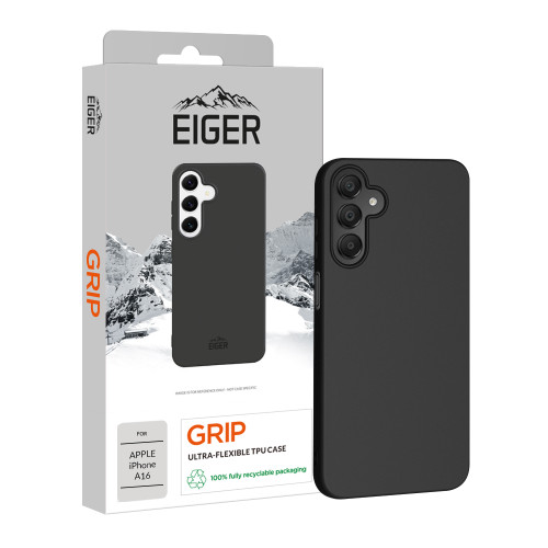 Eiger Grip Case for Samsung Galaxy A16 in Black