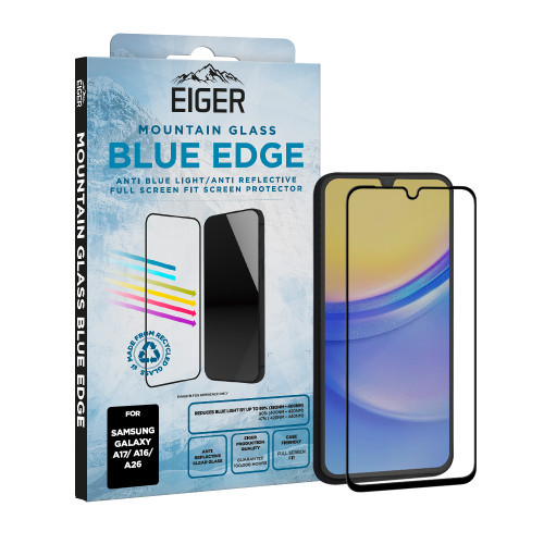 Eiger Mountain Blue EDGE Screen Protector GRS for Samsung A17/ A16/ A26