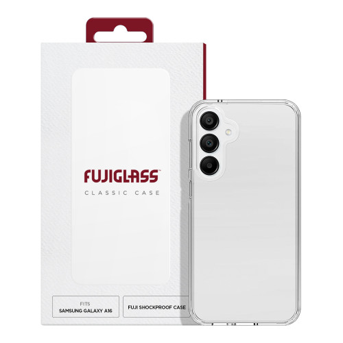 Fujiglass Classic Case for Samsung A16 in Clear