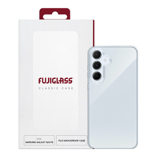 Fujiglass Classic Case for Samsung S24 FE in Clear