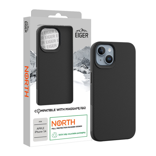 Eiger North Magsafe Case for Apple iPhone 14 in Black