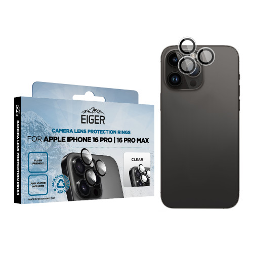 Eiger Mountain Glass LENS RING GRS for Apple iPhone 16 Pro/ 16 Pro Max