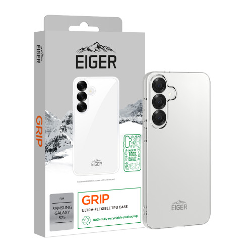 Eiger Grip Case GRS for Samsung Galaxy S25 in Clear