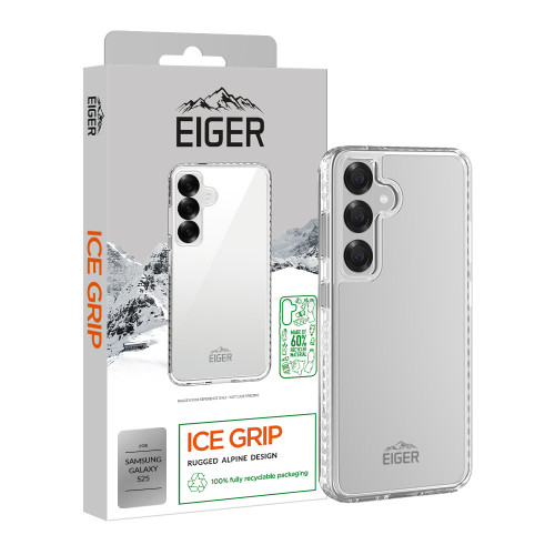 Eiger Ice Grip Case GRS for Samsung S25 in Clear