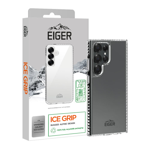 Eiger Ice Grip Case GRS for Samsung S25 Ultra in Clear