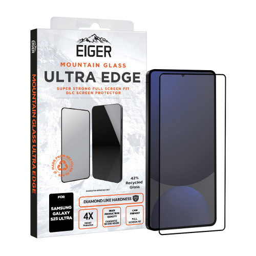Eiger Mountain Glass Ultra EDGE Screen Protector GRS for Samsung Galaxy S25 Ultra