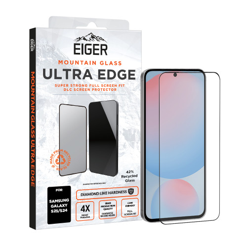 Eiger Mountain Glass Ultra EDGE Screen Protector GRS for Samsung Galaxy S25/ S24