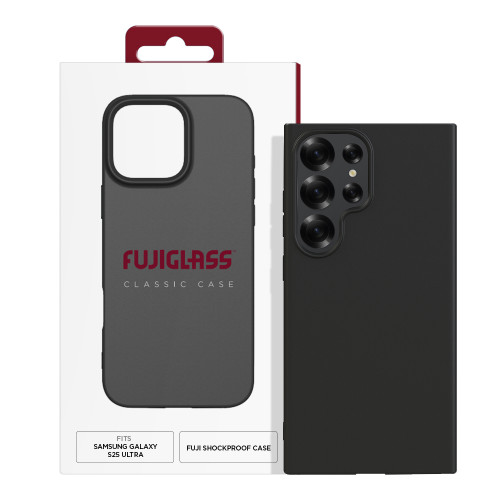 Fujiglass Classic Case for Samsung S25 Ultra in Black