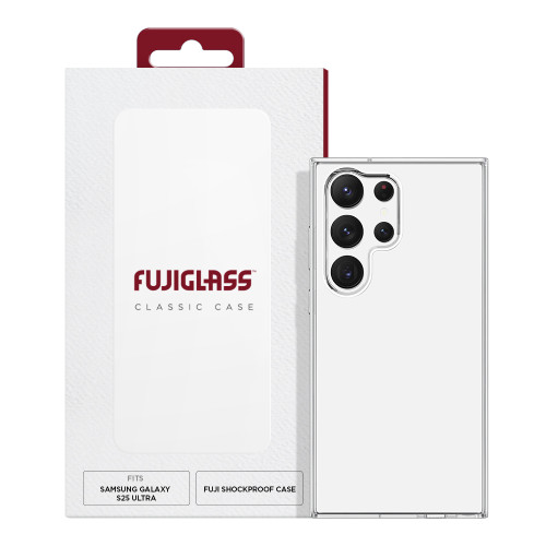 Fujiglass Classic Case for Samsung S25 Ultra in Clear