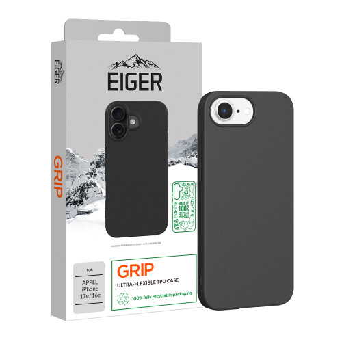 Eiger Grip Case GRS for Apple iPhone 17e/ 16e in Black