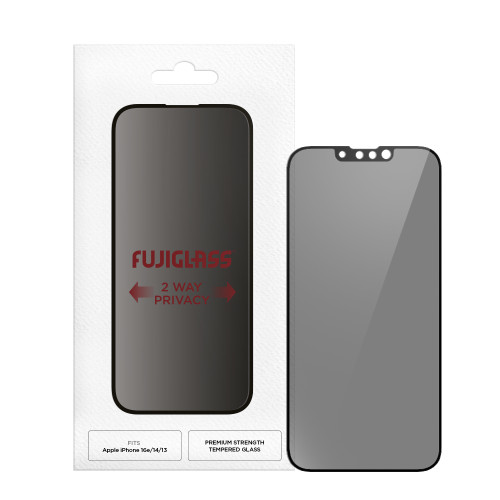 Fujiglass Screen Protector Privacy Full Screen for iPhone 17e/ 16e/ 14