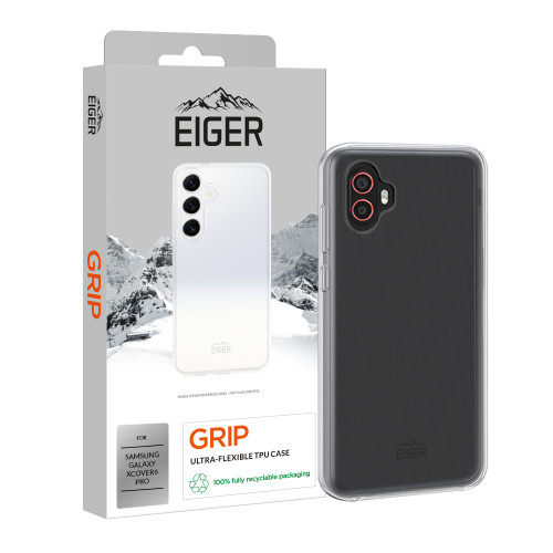 Eiger Grip Case for Samsung Galaxy Xcover6 Pro in Clear