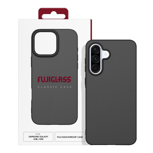 Fujiglass Classic Case for Samsung A36 / A56 in Black