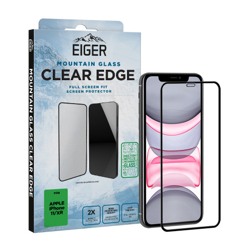 Eiger Mountain Glass CLEAR EDGE Screen Protector GRS for Apple iPhone 11 / XR