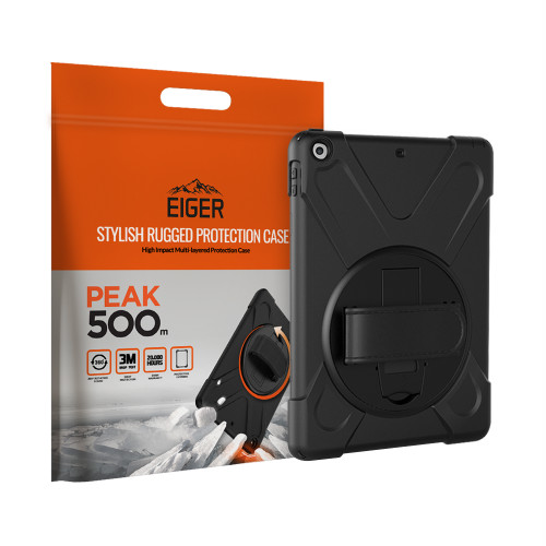 Eiger Peak 500m Case for Apple iPad 10.2 (9th Gen) in Black