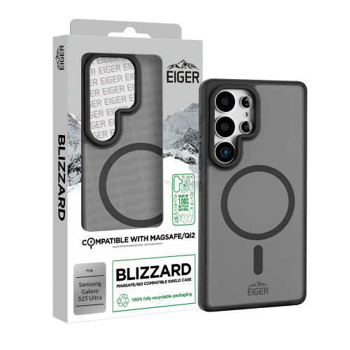 Eiger Blizzard Magsafe Case GRS for Samsung Galaxy S25 Ultra in Black