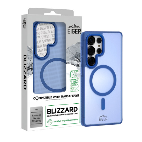 Eiger Blizzard Magsafe Case GRS for Samsung Galaxy S25 Ultra in Navy