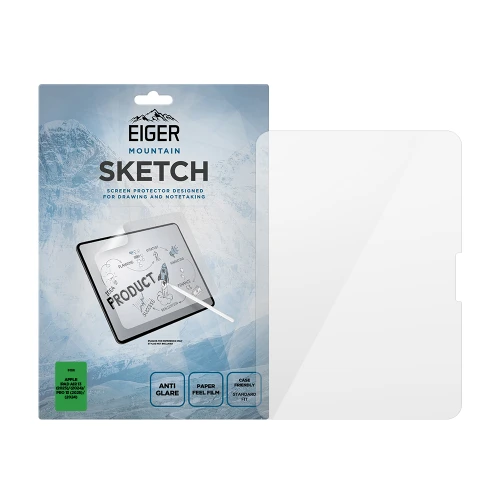 Eiger Mountain Sketch Tablet Screen Protector for Apple iPad Air 13 (2026)/(2025)/ (2024) / Pro 13 (2025) / (2024)
