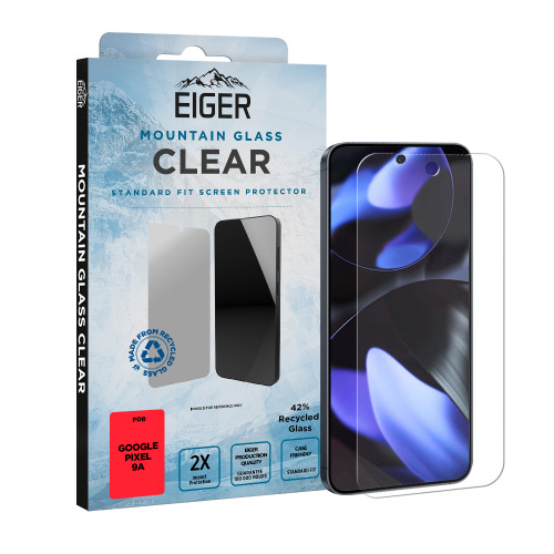 Eiger Mountain Glass CLEAR Screen Protector GRS for Google Pixel 9a