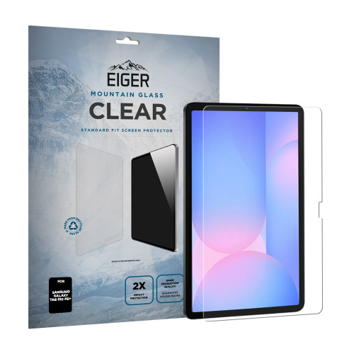Eiger Mountain Glass CLEAR Tablet Screen Protector GRS for Samsung Galaxy Tab S10 FE+